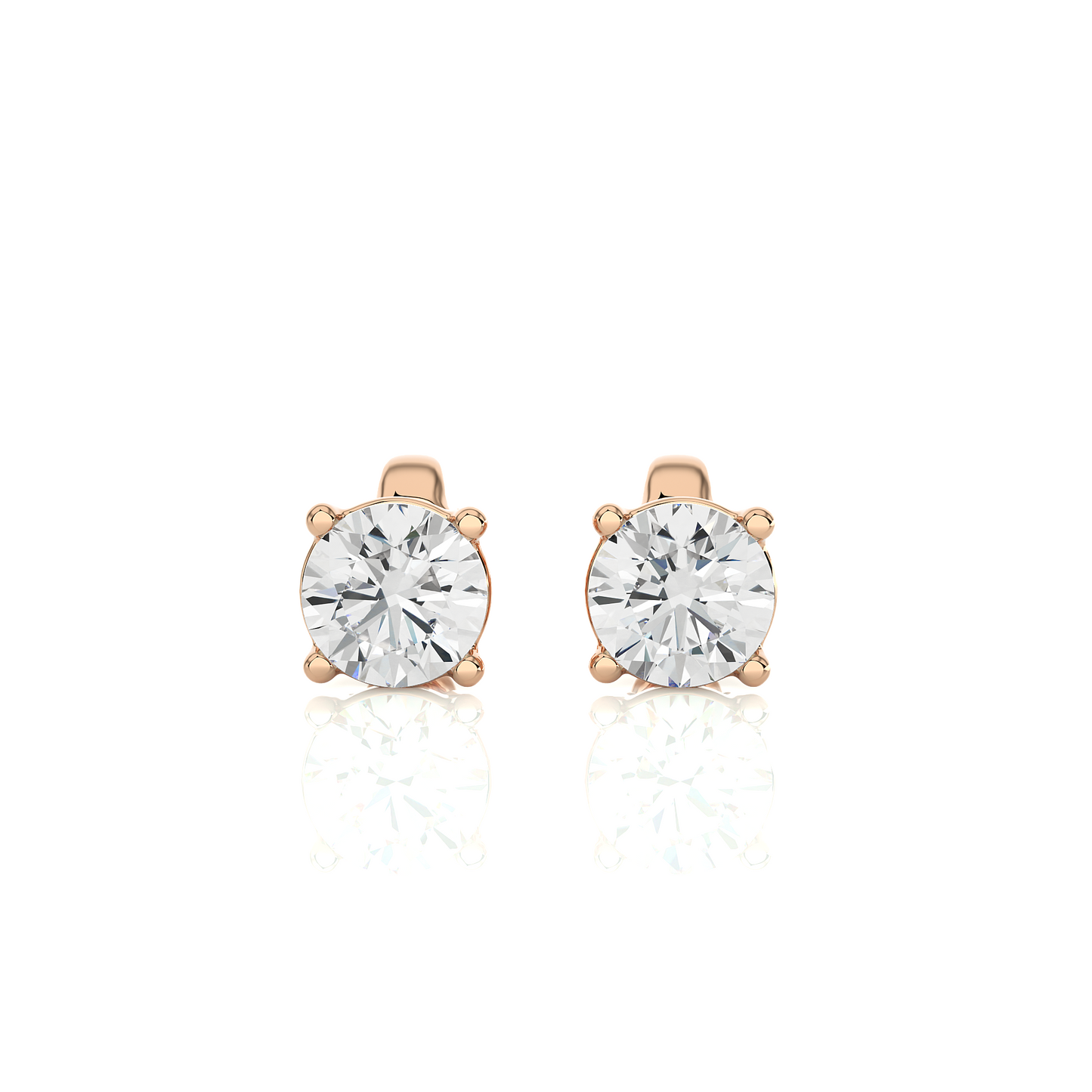 Velisse Round Stud Earrings