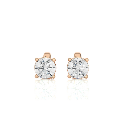 Velisse Round Stud Earrings
