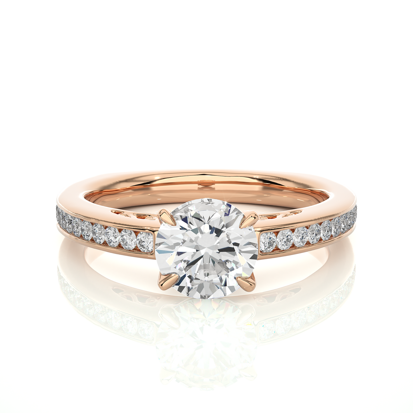 Lavish Side Stone Ring