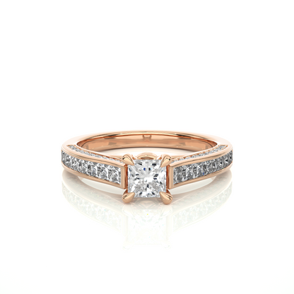 Infinite Princess Side Stone Ring