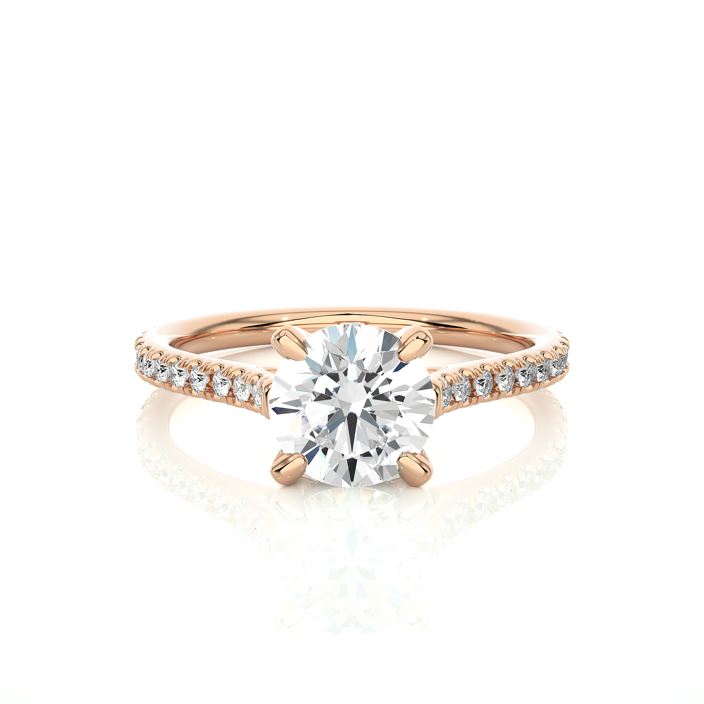 Glorious Side Stone Ring