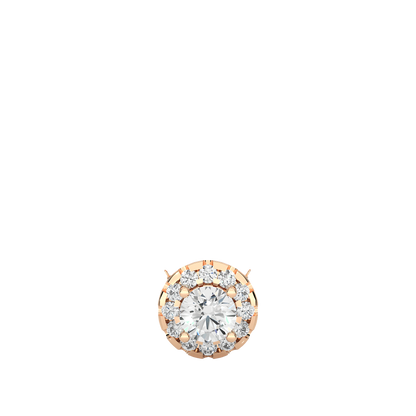 Classic Halo Pendant With Chain