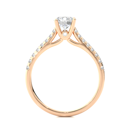 Grandeur Side Stone Ring