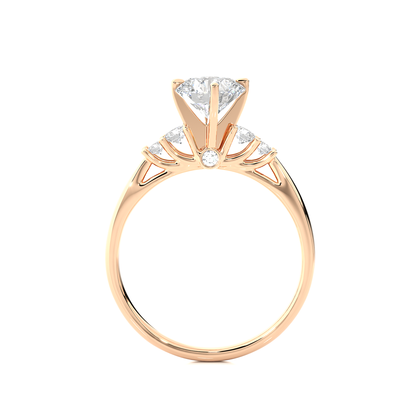 Starlight Side Stone Ring