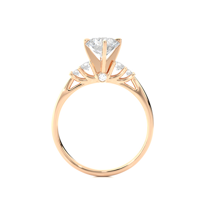 Starlight Side Stone Ring