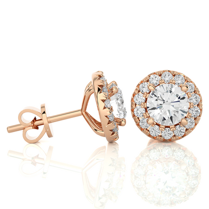Vintage Halo Studs Earrings