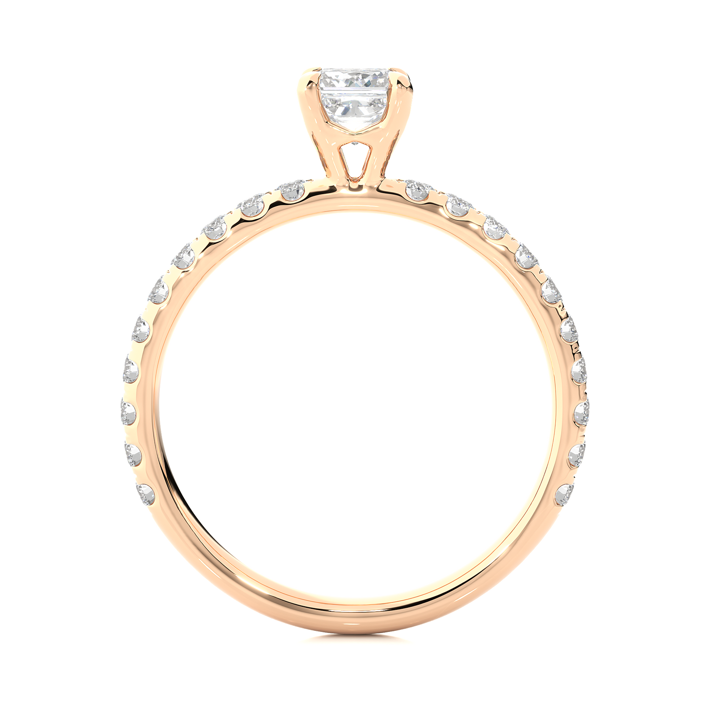 Imperial Princess Side Stone Ring