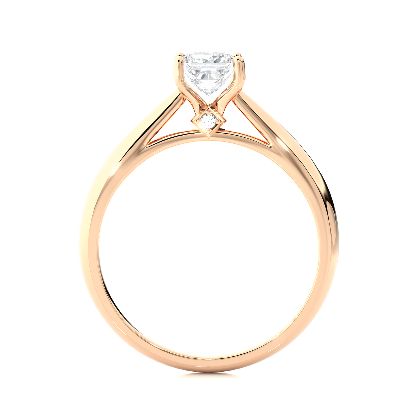 Prestige Princess With Small Stones Ring
