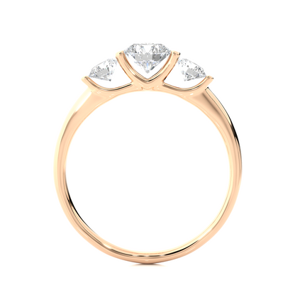 Unique Triplet Ring