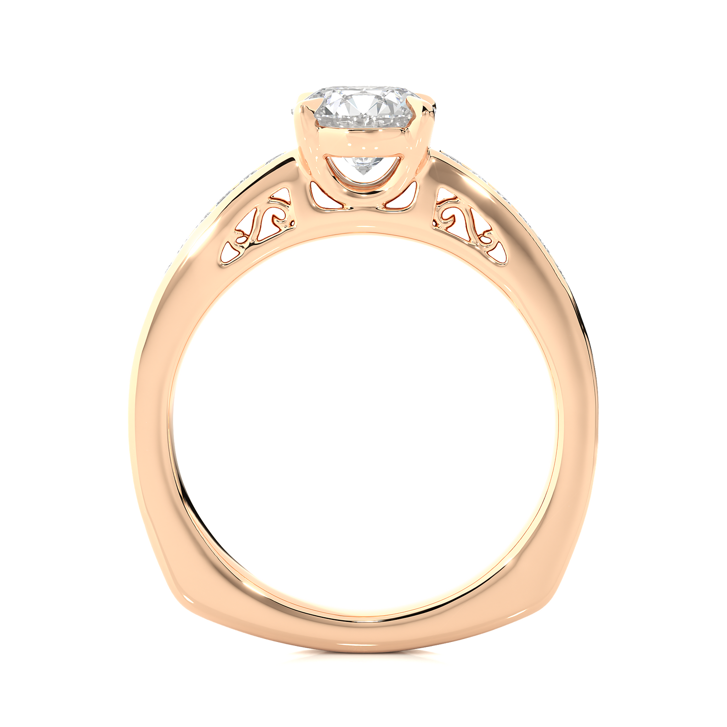 Lavish Side Stone Ring
