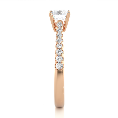 Grandeur Side Stone Ring
