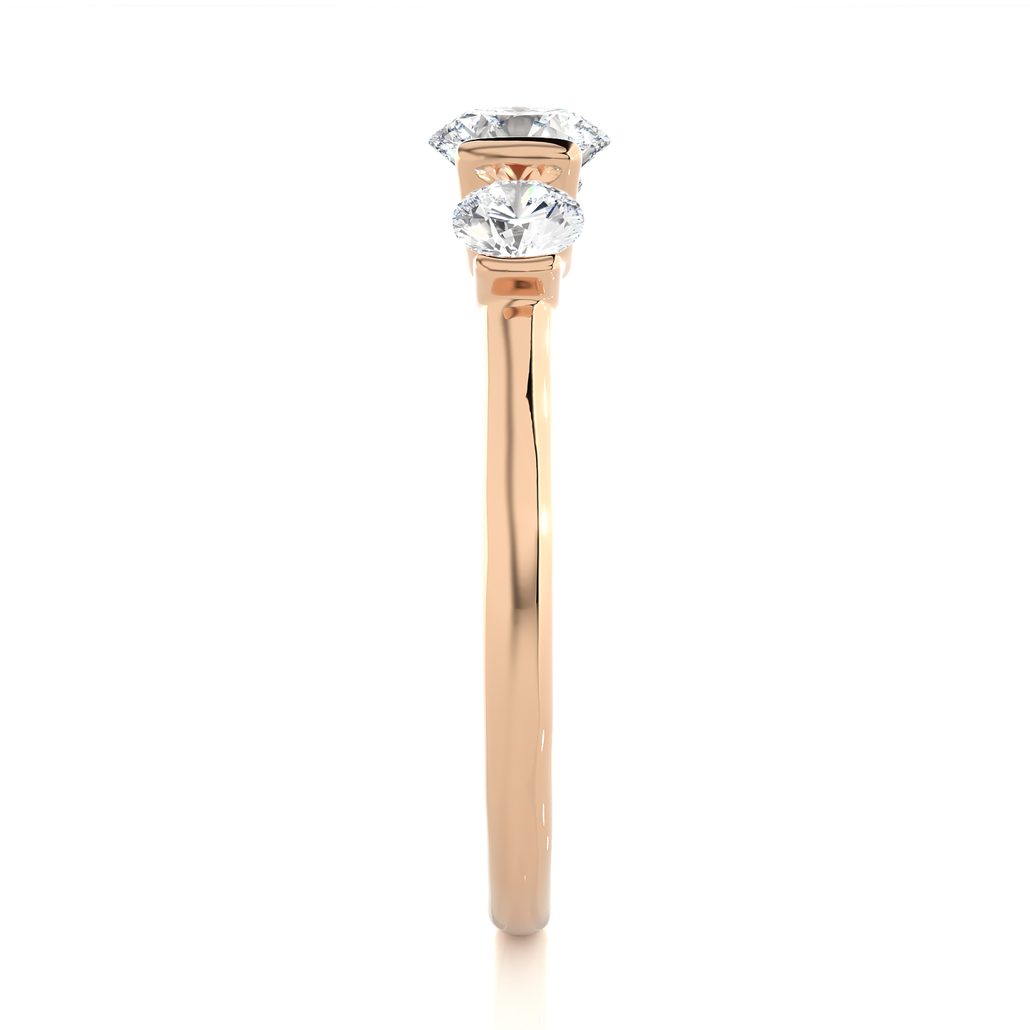 Unique Triplet Ring