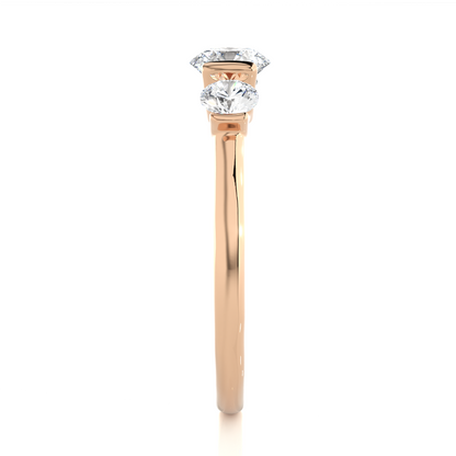 Unique Triplet Ring