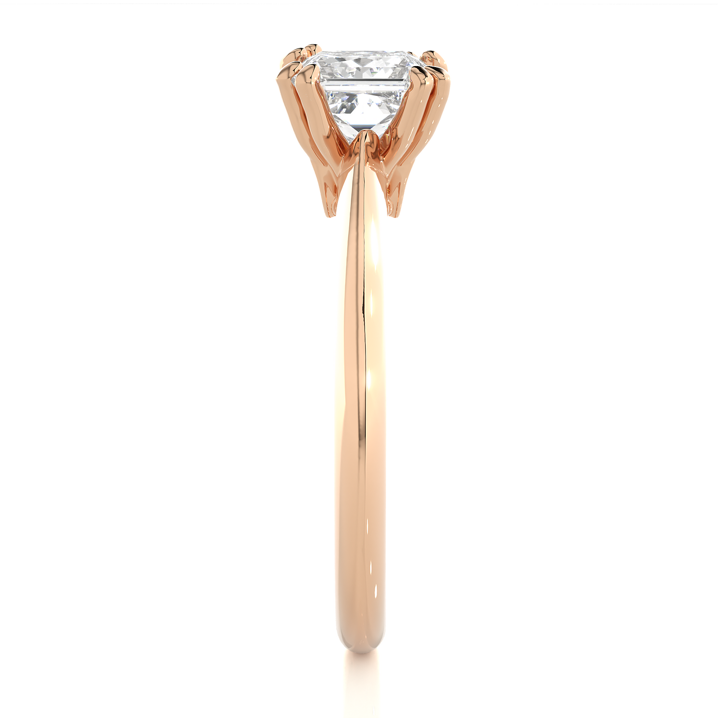Classic Princess Solitaire Ring