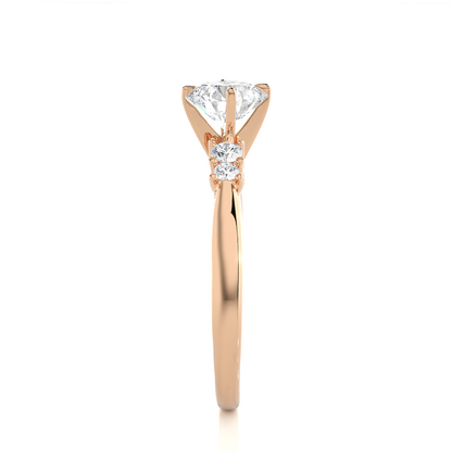 Starlight Side Stone Ring