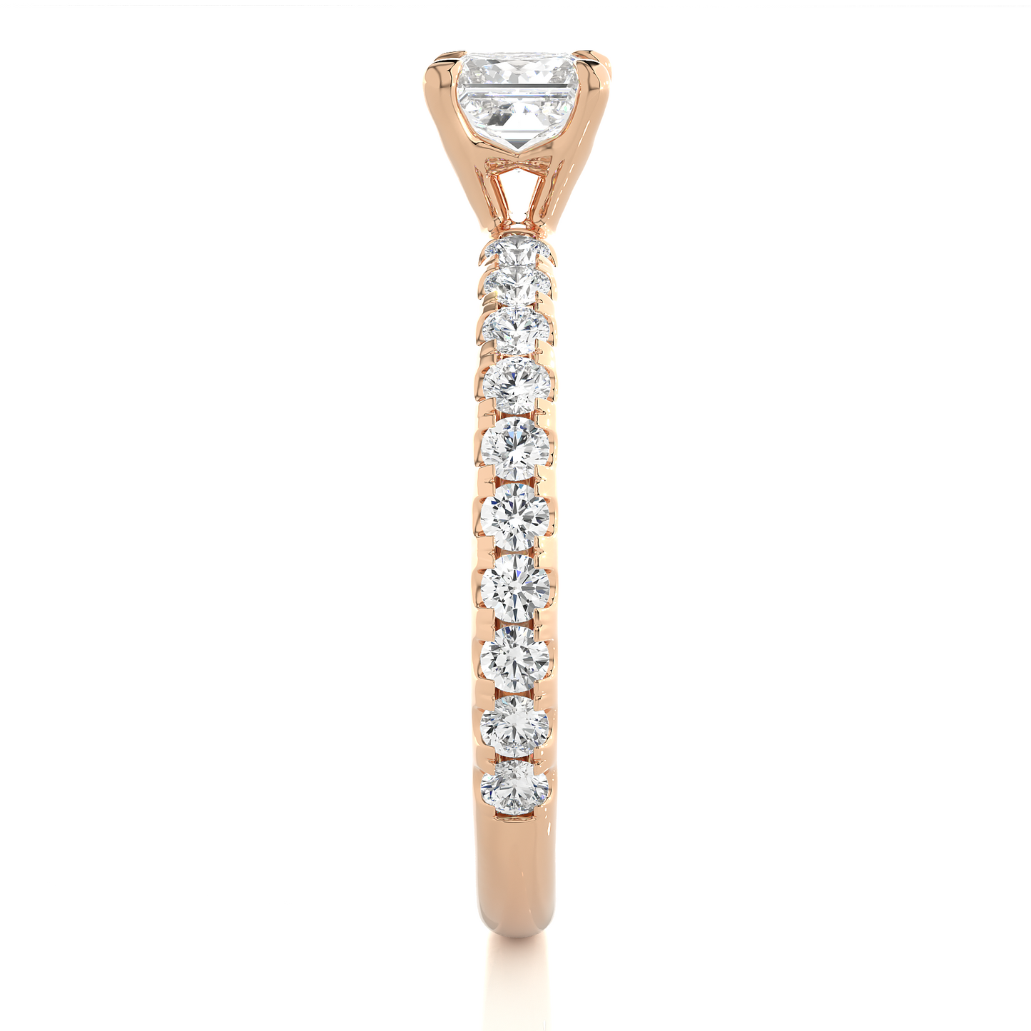 Imperial Princess Side Stone Ring