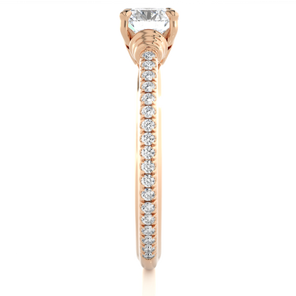 Luminaire Side Stone Ring