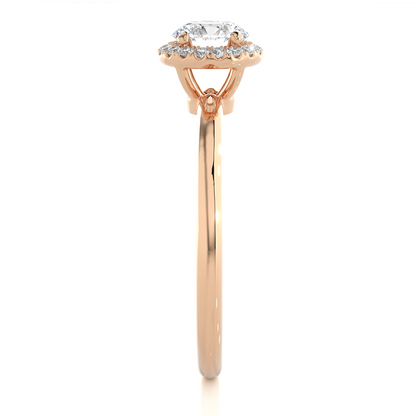 Classic Round Halo Ring