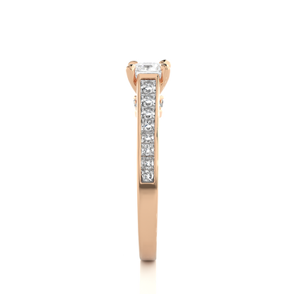 Infinite Princess Side Stone Ring