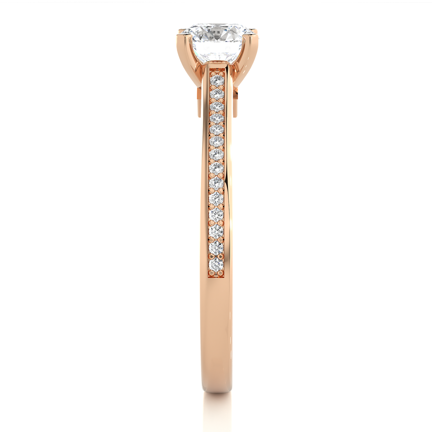 Aurora Side Stone Ring