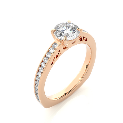 Lavish Side Stone Ring