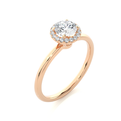 Classic Round Halo Ring