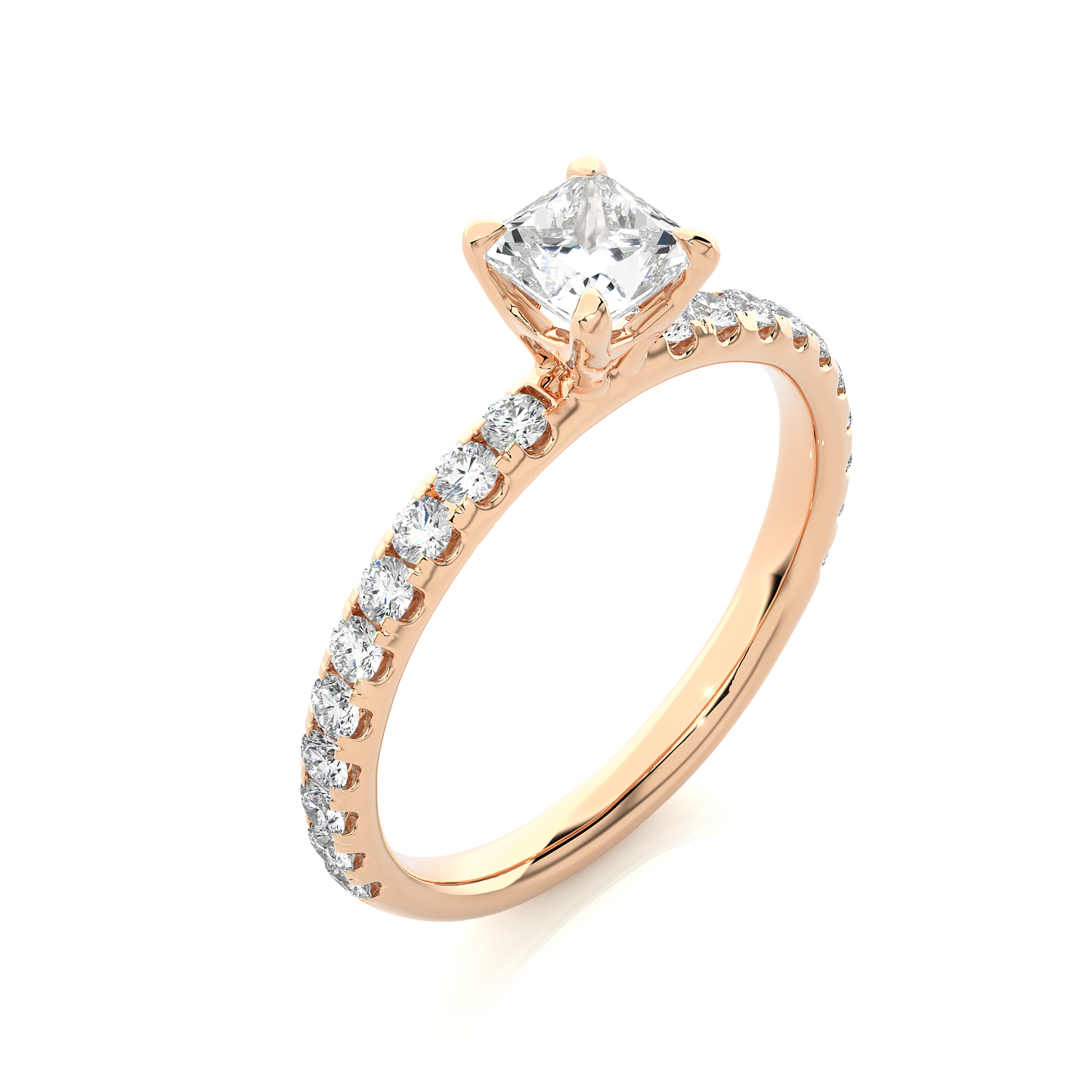 Imperial Princess Side Stone Ring