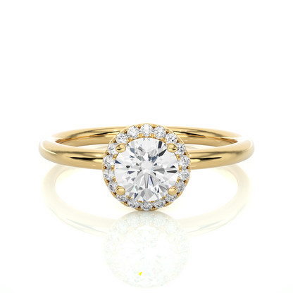Classic Round Halo Ring