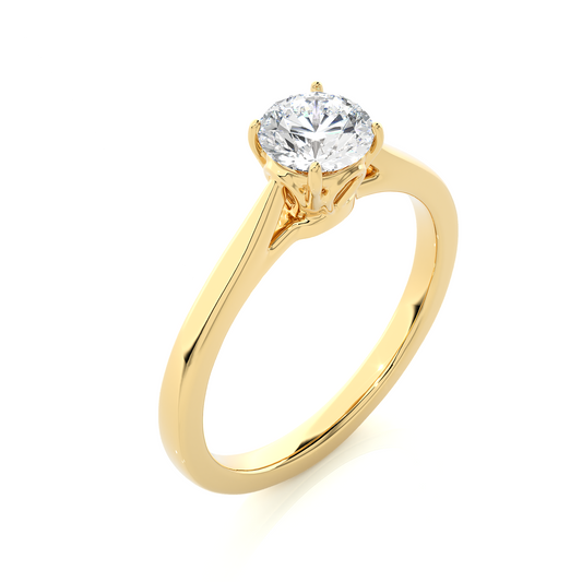 Stellar Solitaire Ring