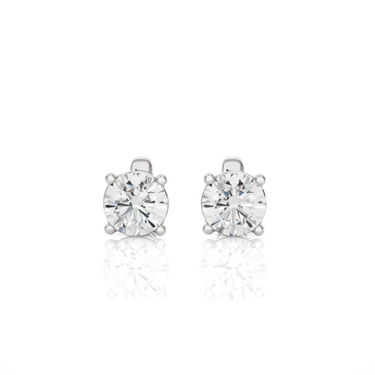 Velisse Round Stud Earrings