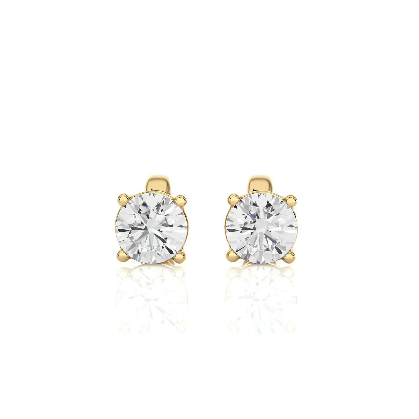 Velisse Round Stud Earrings