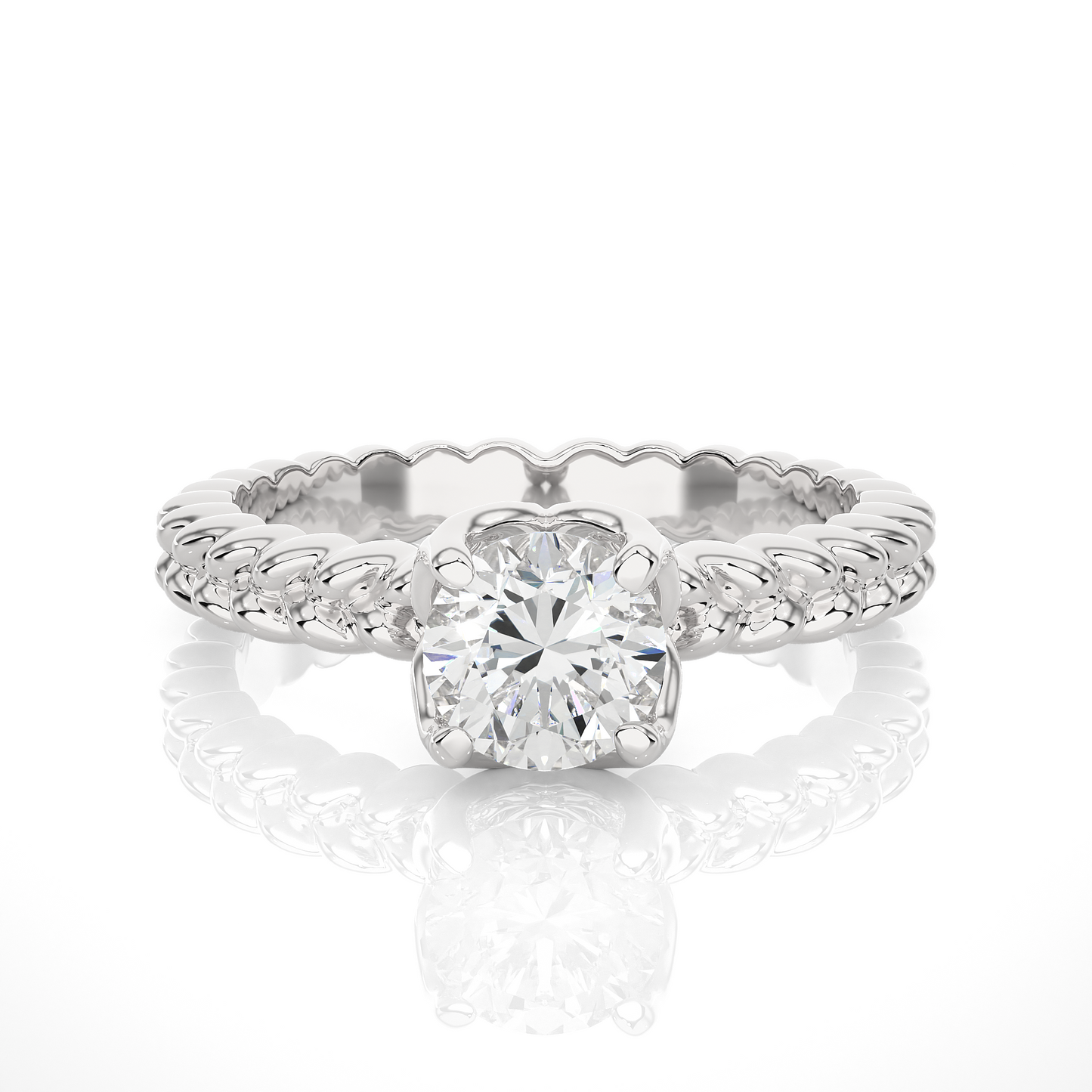 Vistara Solitaire Ring