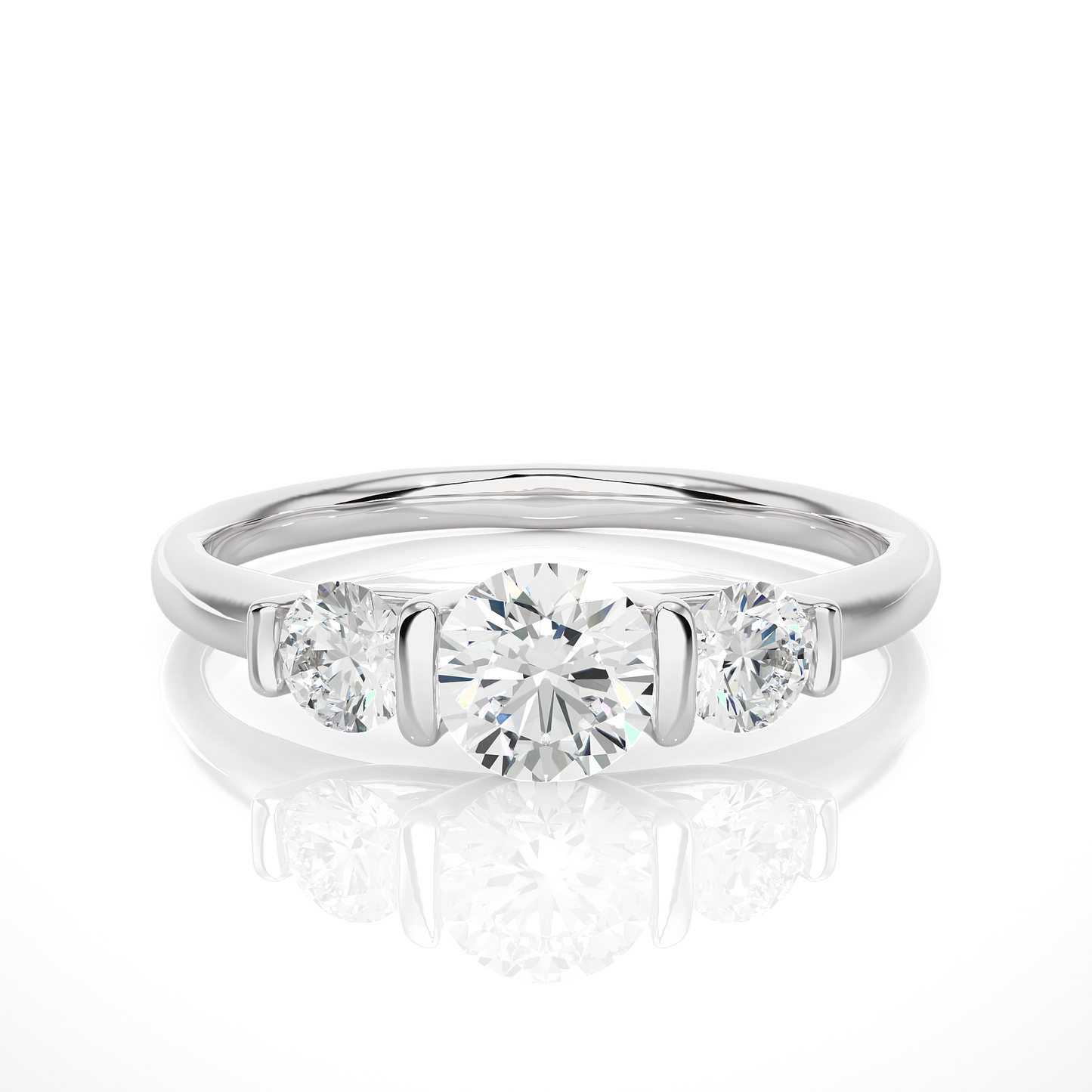 Unique Triplet Ring