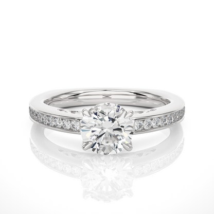 Lavish Side Stone Ring