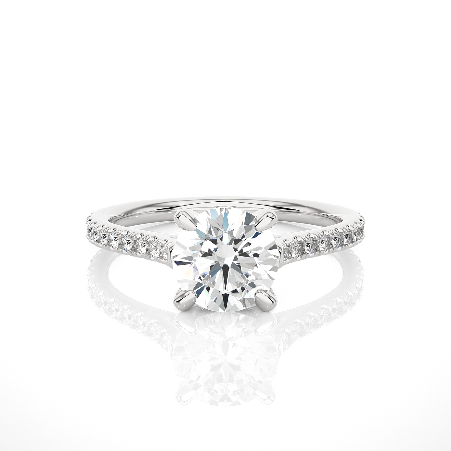 Glorious Side Stone Ring