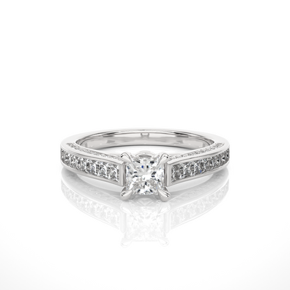 Infinite Princess Side Stone Ring