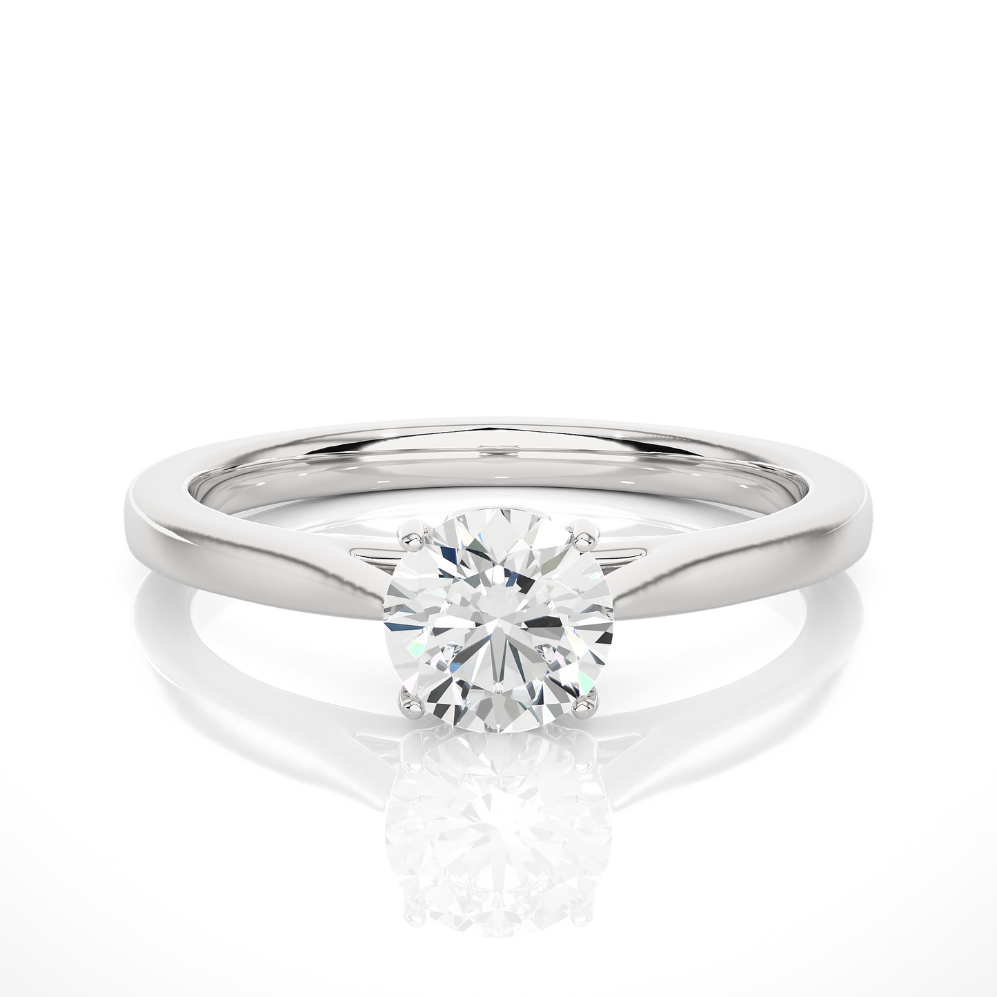 Stellar Solitaire Ring