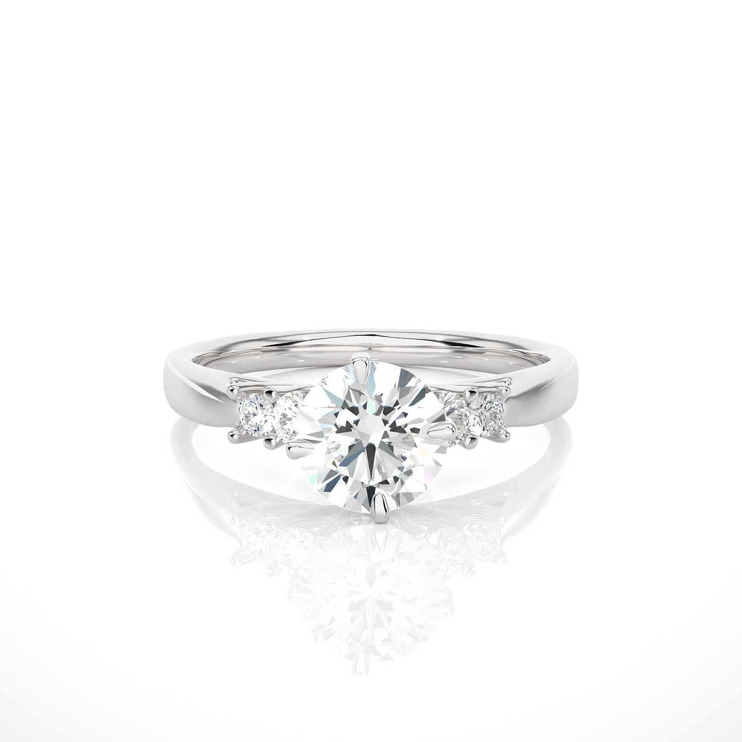 Starlight Side Stone Ring