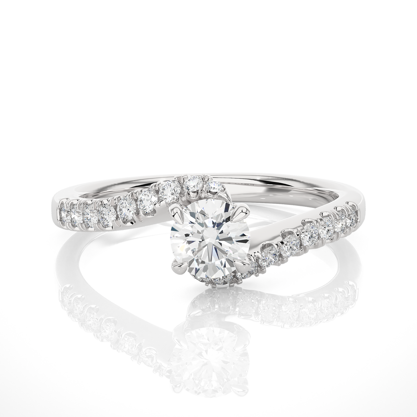Mirage Side Stone Ring