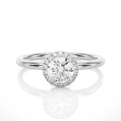 Classic Round Halo Ring