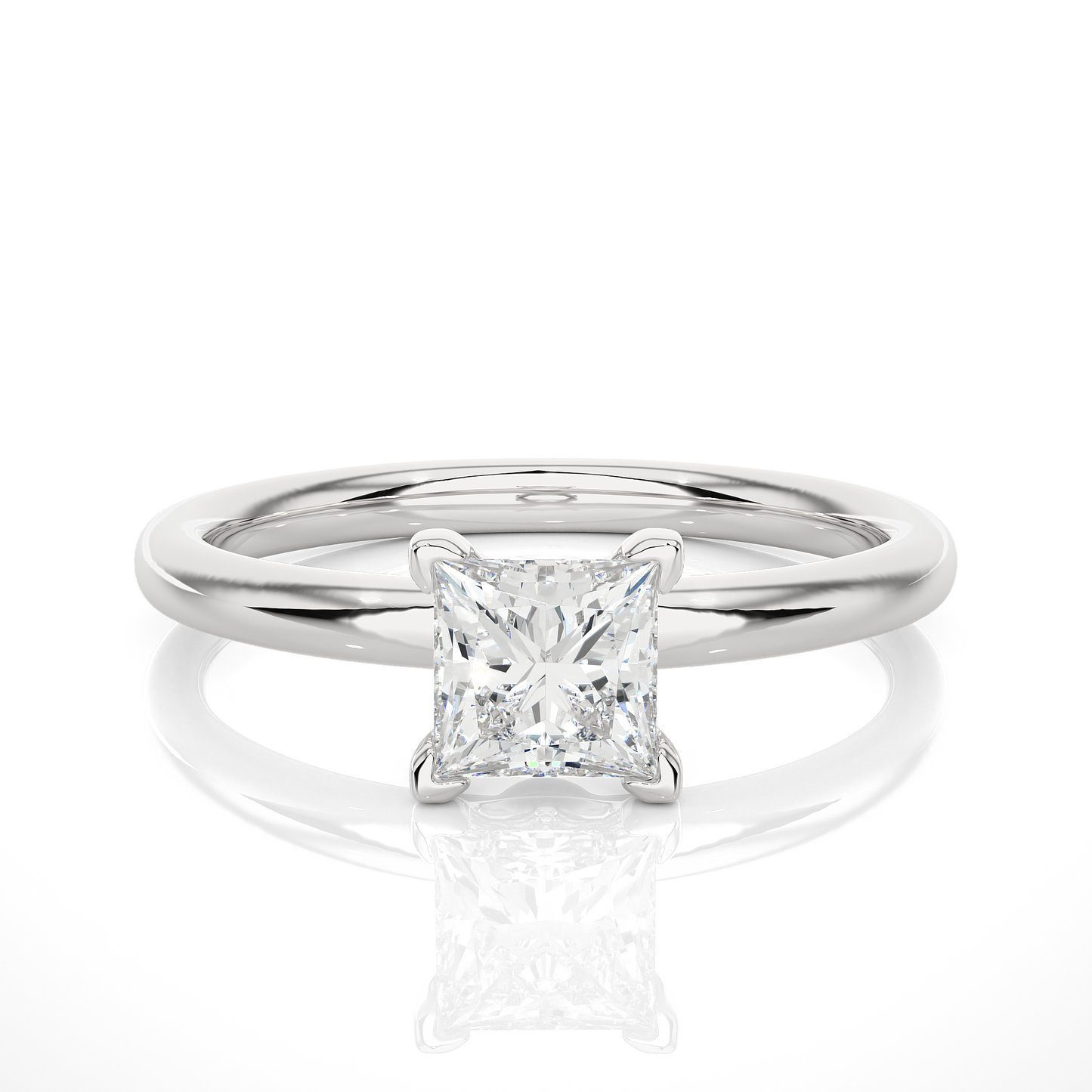 Prestige Princess With Small Stones Ring