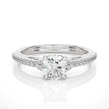 Luminaire Side Stone Ring