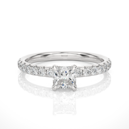 Imperial Princess Side Stone Ring