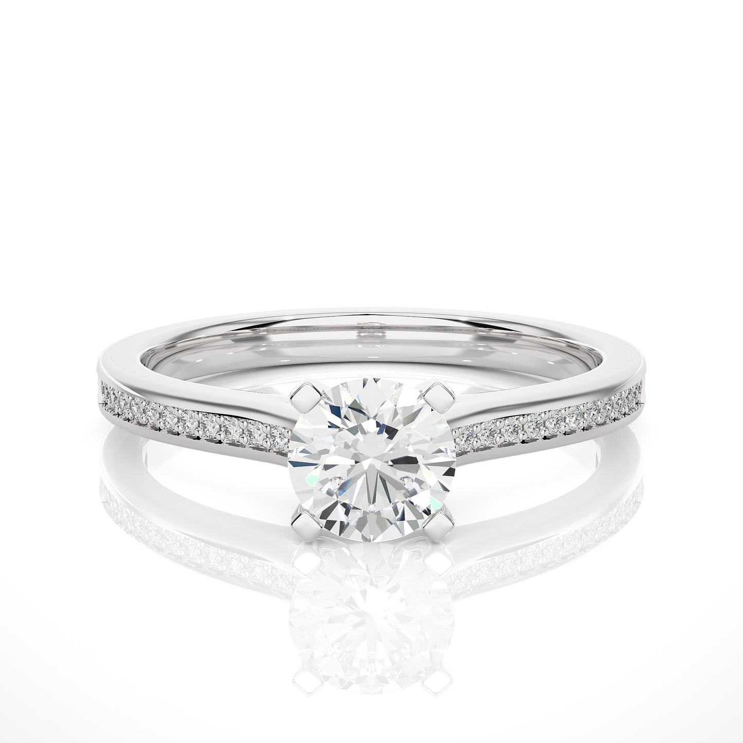 Aurora Side Stone Ring