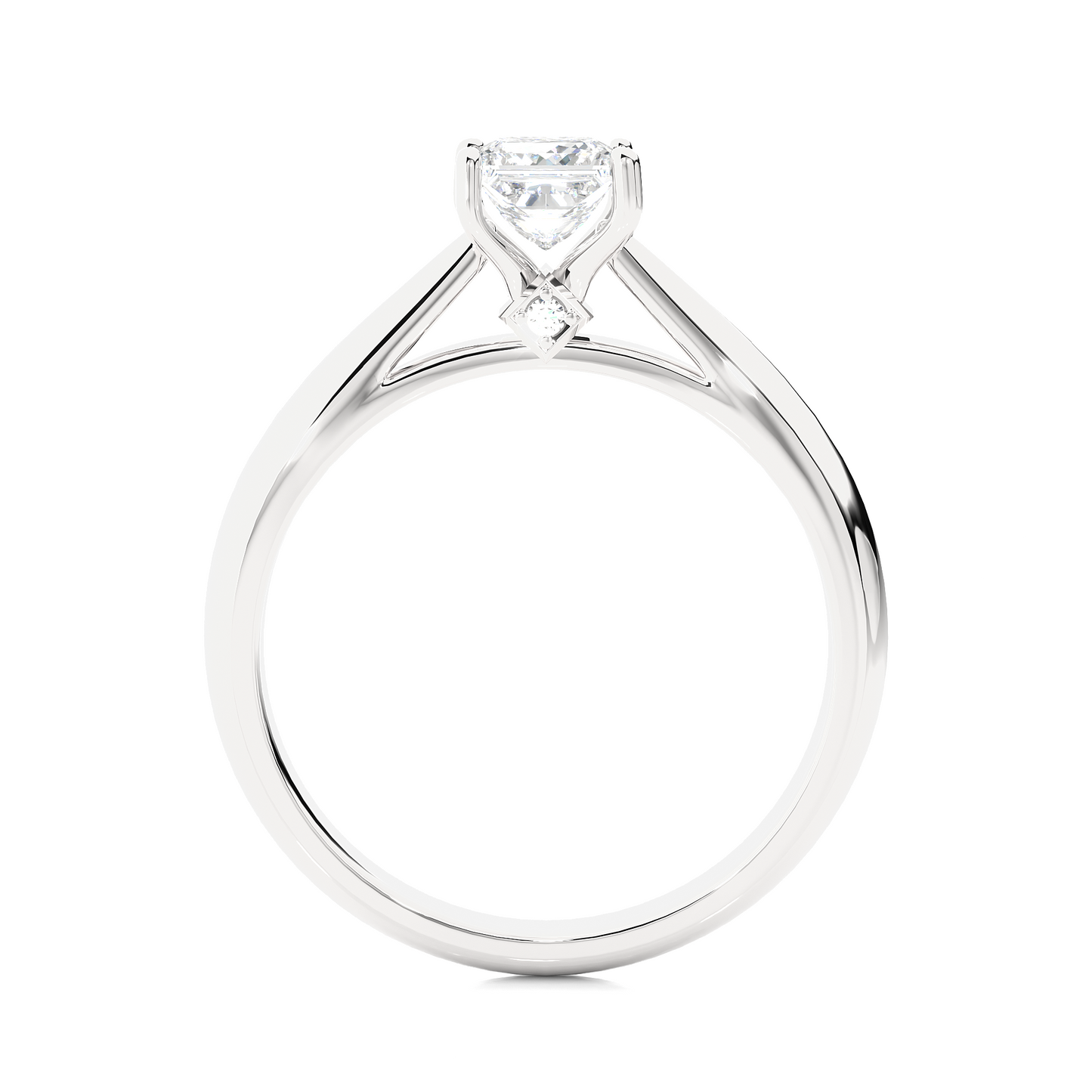 Prestige Princess With Small Stones Ring