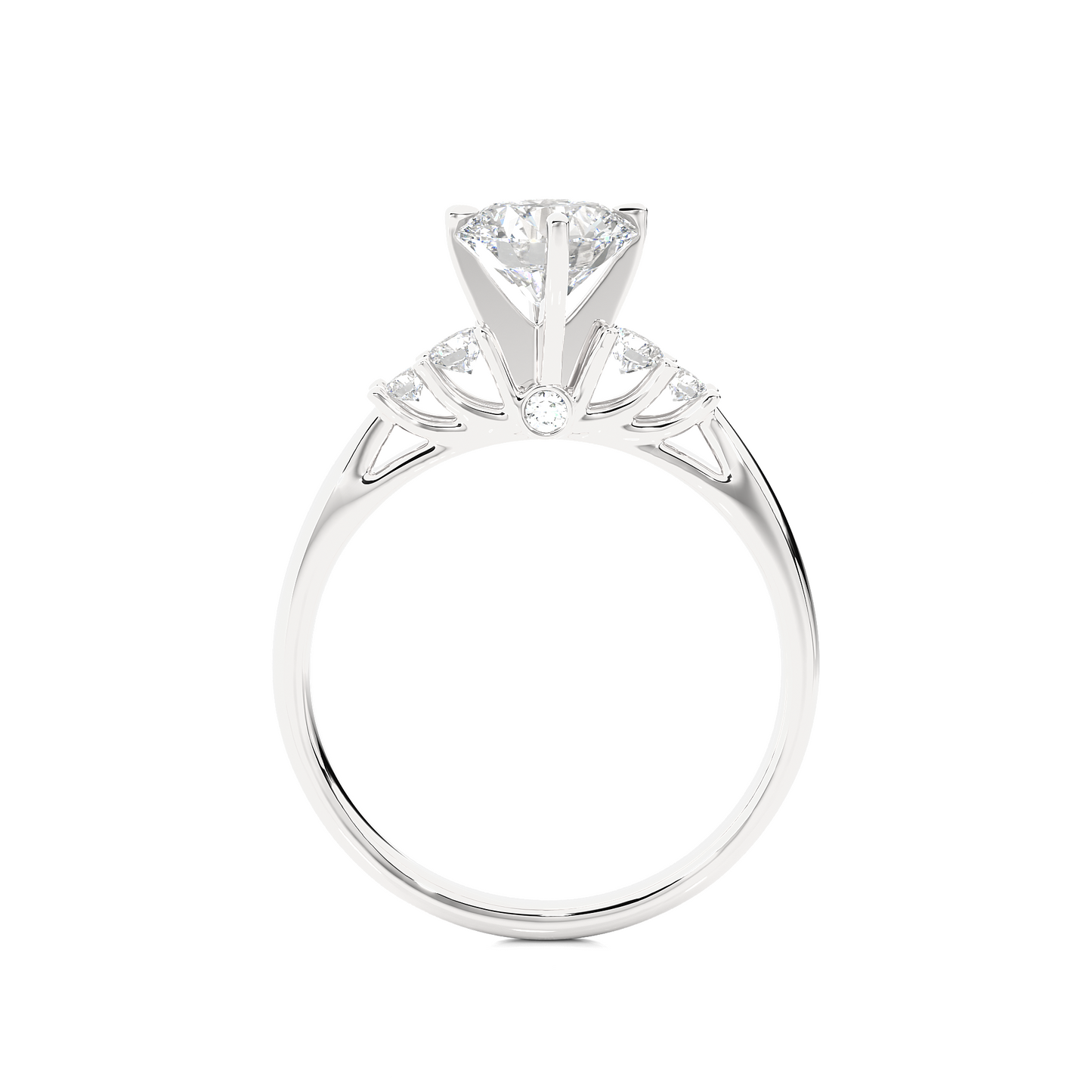 Starlight Side Stone Ring