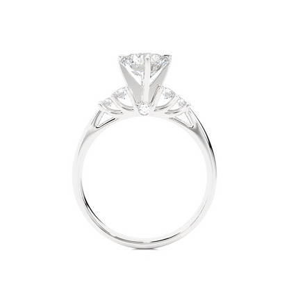 Starlight Side Stone Ring
