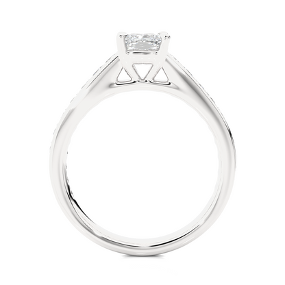 Velvet Cushion Side Stone Ring