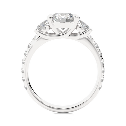 Bridal Three Stone Ring