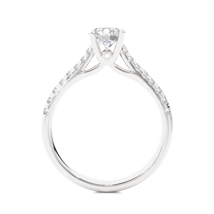 Grandeur Side Stone Ring